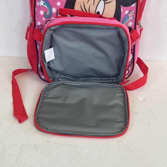 Disney Pink and Red Girl’s Minnie Mouse Backpack - Picture 6 of 8